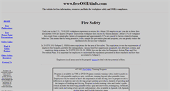 Desktop Screenshot of fire-safety.freeoshainfo.com