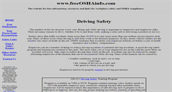 Desktop Screenshot of driving-safety.freeoshainfo.com